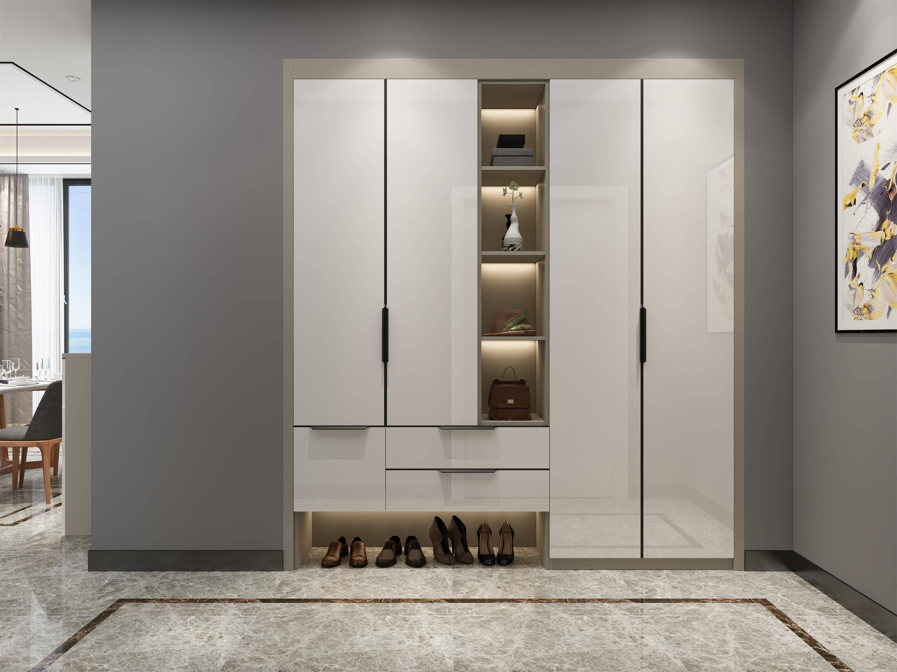 鞋柜设计，总有一款适合你的家|空间|室内设计|半条鱼tt - 原创作品 - 站酷 (ZCOOL)